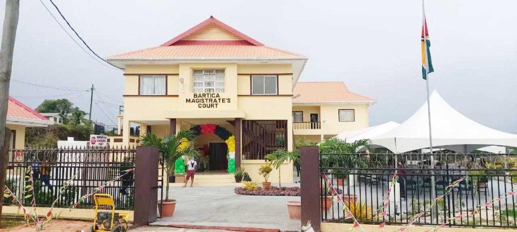 The $177M Bartica Magistrates’ Court and Living Quarters which was commissioned back in 2021.