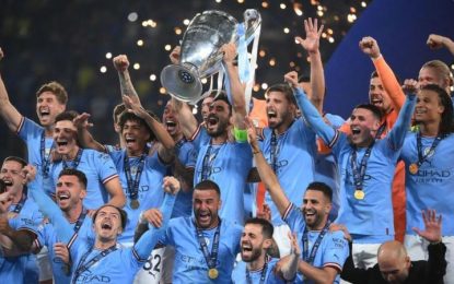 Man City claim Treble with Champions League win
