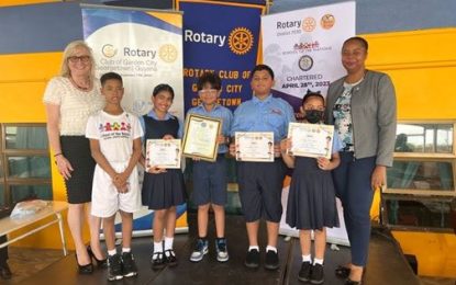 First EarlyAct Club in Guyana launched by Rotary Club of Garden City – Georgetown