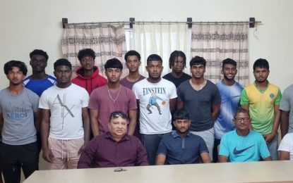 GCB President meets with National under-19 players as encampment ends