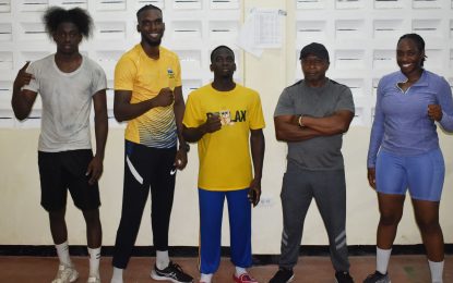 Pre CAC games boxing training camp concludes tomorrow