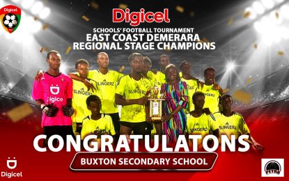 Buxton Secondary are East Coast Champions