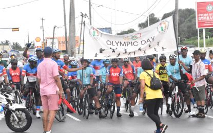 John, Leung and Spencer star in GCF’s ‘Olympic Day’ Road Race