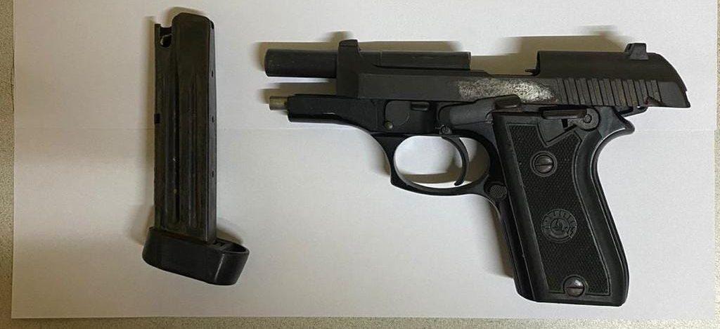 Unlicensed gun that was found; a.32 Taurus Pistol