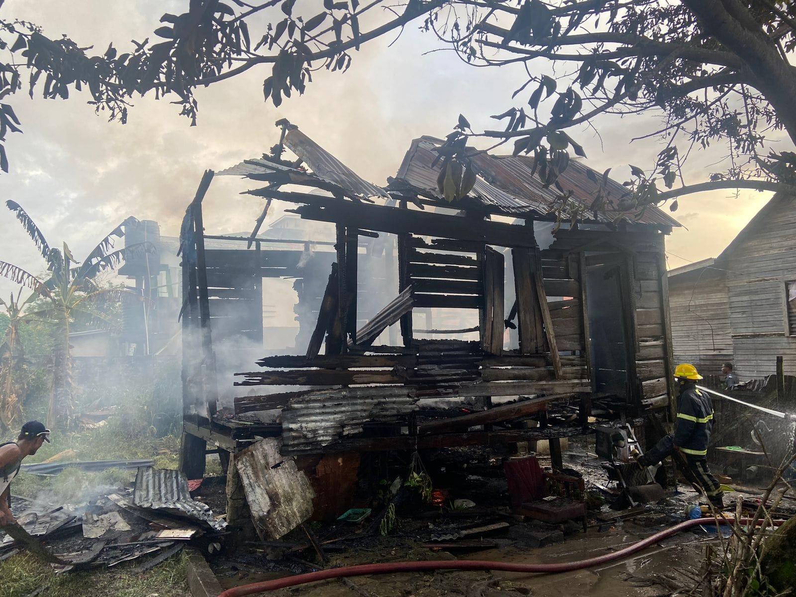 Bartica House Destroyed By Fire, Venezuelan Woman Arrested - Kaieteur News