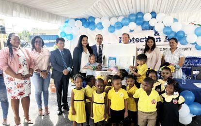 UNICEF Guyana donates 100 Early Childhood Development Kits to Min. Human Services