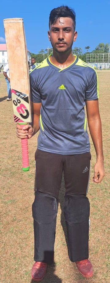 Brandon Jaikaran scored a match winning half-century for DCC. 