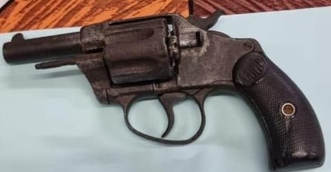 Suspected gun that was found 