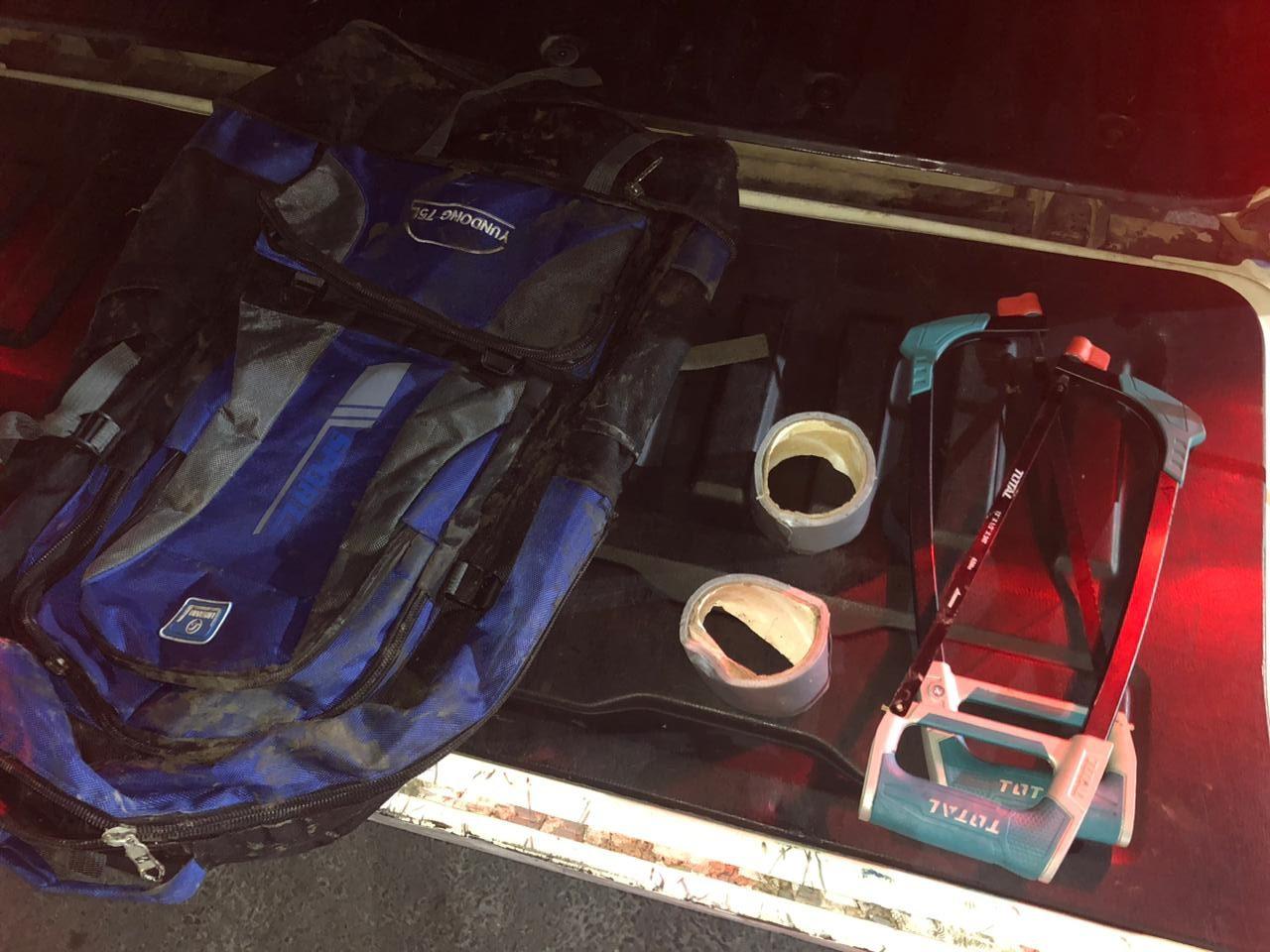 Some of the items retrieved from the suspected bandits