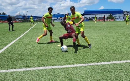 Berbice and Upper Demerara Football Associations AcademyTraining Centres top Groups A and B in GFF/Namilco Thunderbolt Flour Power Under17 Academy playoff