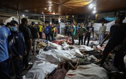 Israel kills 500 plus in Gaza hospital ‘massacre’
