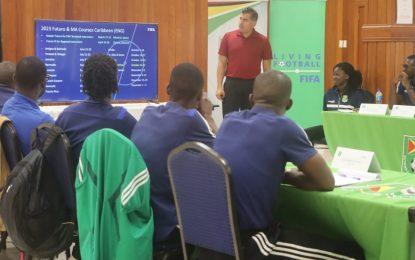 FIFA Referee Development Officer Javier Santos commends 26 RAP graduates for showing unwavering commitment throughout intense training programme