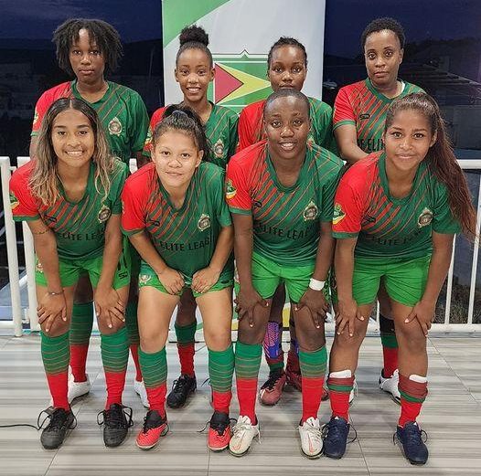 GDF Goalscorers - Glendy Lewis, Yeneira Kenswil, Abioce Heywood, Kellyann Niles, Odessa Romeo, Glengie Lewis and Noimie Williams.