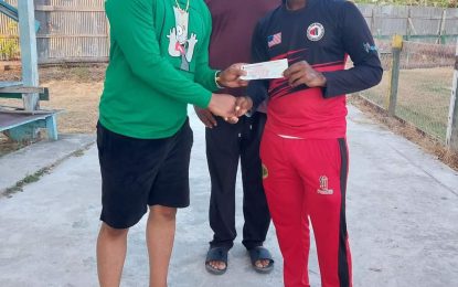 Hetymers donate $1.5 million to Berbice Cricket Development