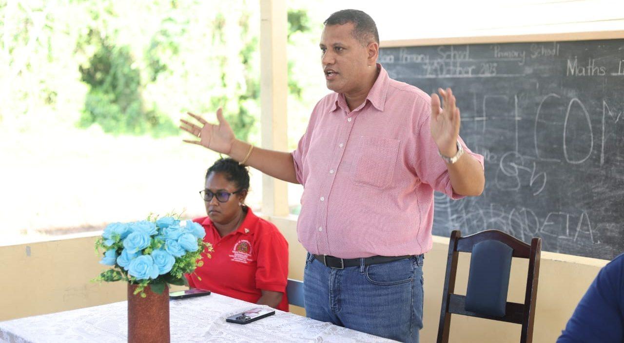 Minister of Housing and Water; Collin Croal, during his brief remarks