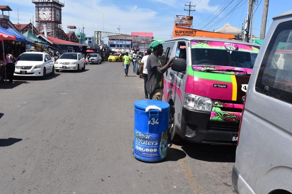 As heat wave rages, this water vendor is making the best of the situation. He related that sales are booming because of the intense heat.