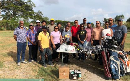 Guyanese Canadian Golfers donate Equipment to Nexgen Golf Academy and Ministry of Education Golf Programme 