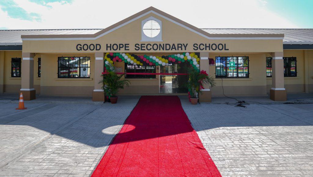 The new US$5.15 million Good Hope Secondary School which was commissioned this year.