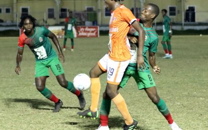 Den Amstel defeat Victoria Kings and Guyana Defence Force triumph over Fruta Conquerors in GFF-KFC Elite League Cup