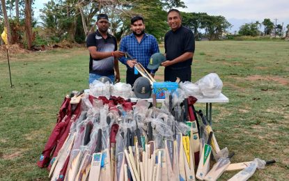 MoE Priority programme receives cricket gear donation from Nexgen Golf Academy 