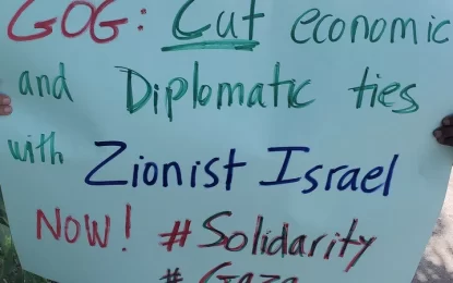 Citizens call on Guyana Govt. to cut ties with Israel now