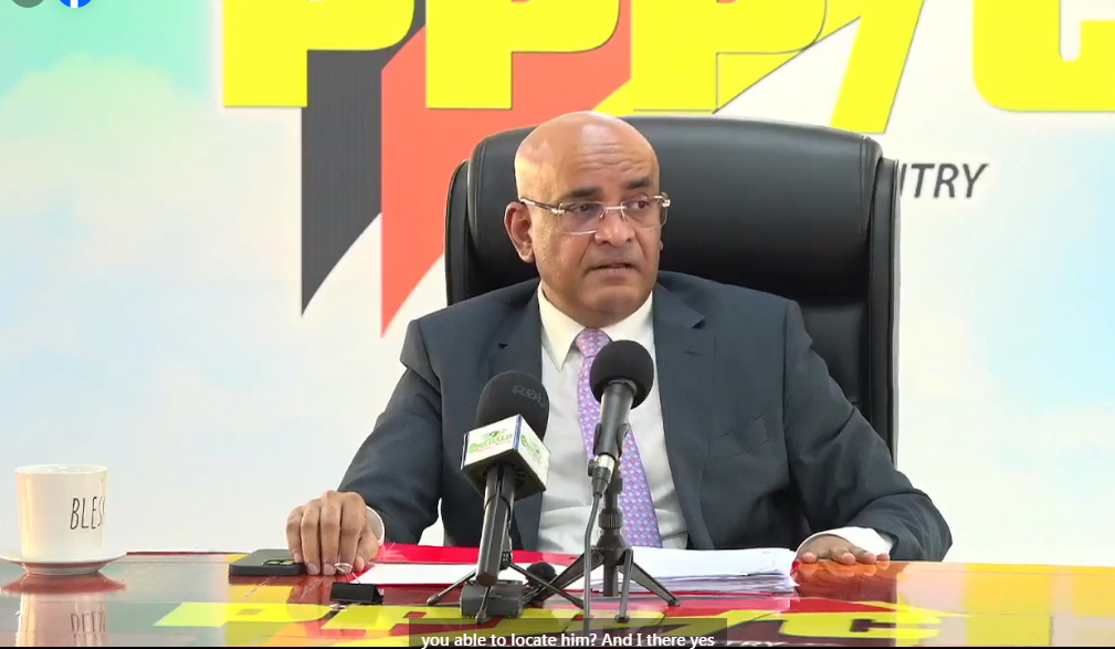 Vice President, Dr. Bharrat Jagdeo