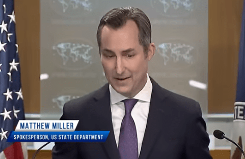 U.S. State Department spokesman, Matthew Miller