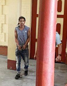 Justin Ollivierre at the Georgetown Magistrates’ Court