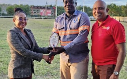 Rose Hall Canje and Tucber Park Cricket Club benefit from NA Rotary Club