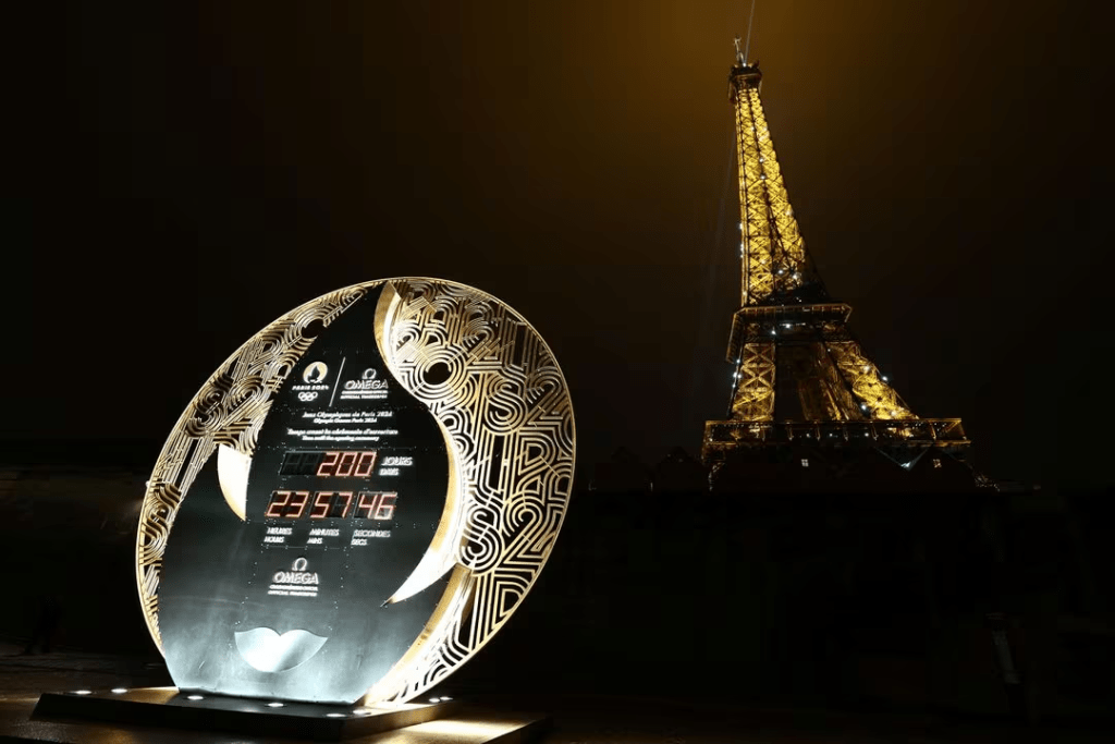 Macron hits Paris 2024 countdown button Kaieteur News