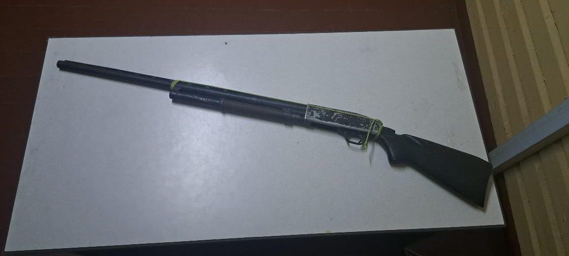 The 12-gauge shotgun that was found