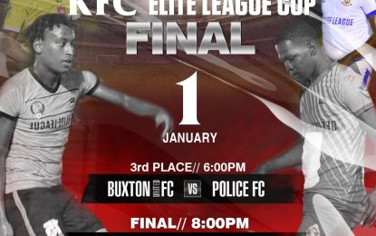 GFF-KFC Elite League Cup Final confirmed for today January 1, 2024