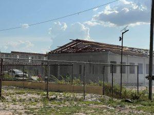 The Bamia Primary School under construction back in September 2023. (Photo Courtesy, Nigel Eliakim)