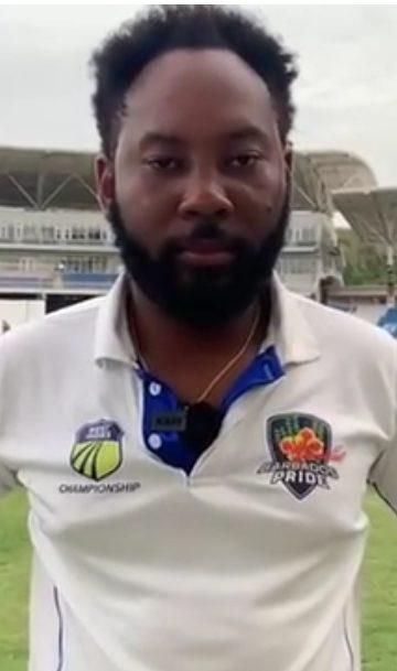 Leading run-scorer, Leewards Hurricanes opener Mikyle Louis.