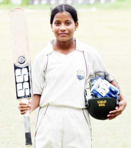 Mandy Mangru sadly missed out on a possible hundred as she led Demerara’s batting.