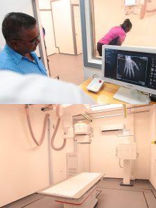 The new $49M Digital X-ray machine commissioned at the Mahaicony Cottage Hospital. (Photo courtesy, Ministry of Health)