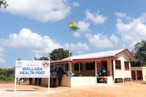 The upgraded Wallaba Health Post in Region One.