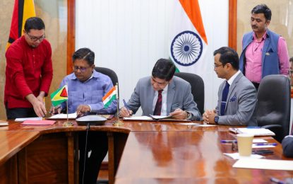 Govt. signs US$23.3M loan agreement with Indian EXIM Bank for two GDF aircraft