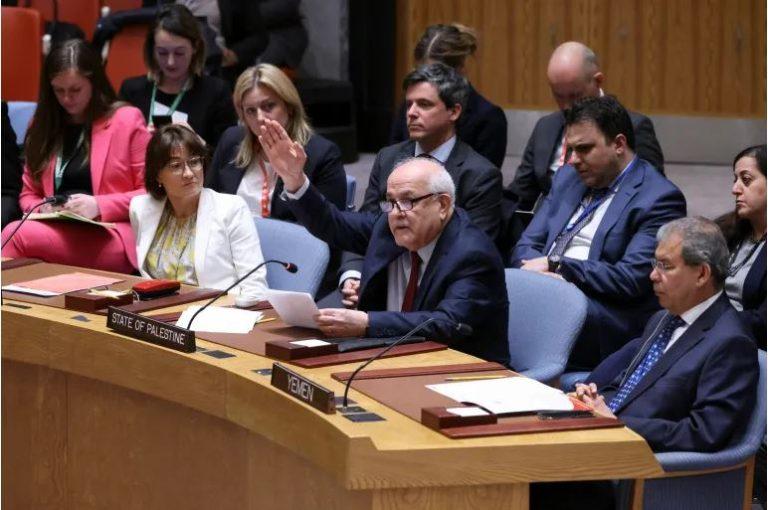 U N Security Council Adopts Resolution Demanding Immediate Gaza