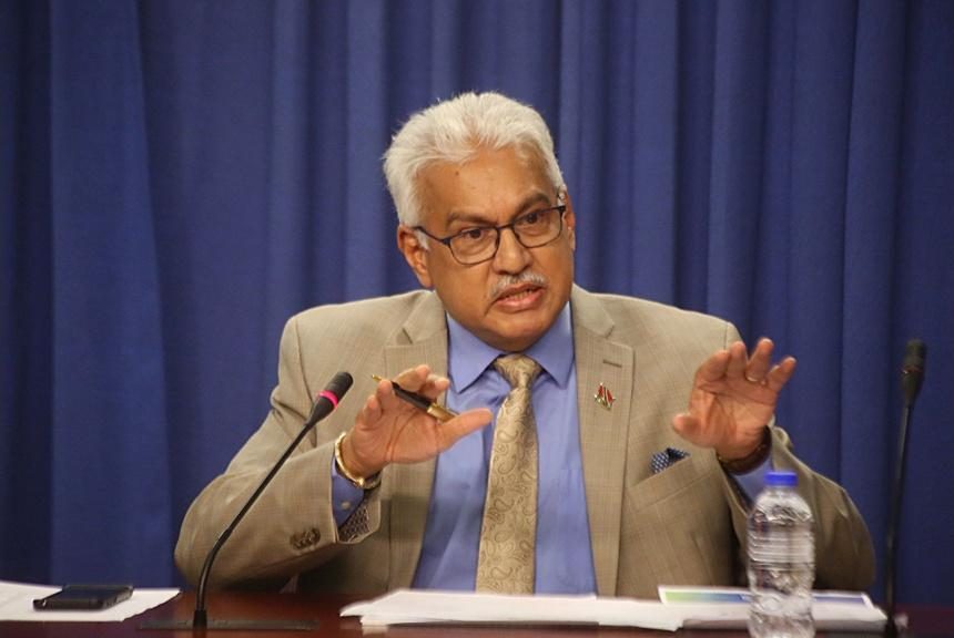 Trinidad and Tobago’s Health Minister, Terrence Dyalsingh