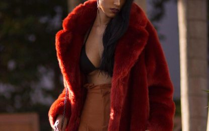 Canadian Guyanese fashion model/artiste battling stage fright but still making headlines