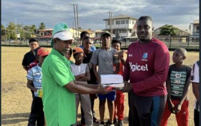 Tucber Park Cricket Club benefits from Project “Cricket Gear for young and promising cricketers in Guyana”