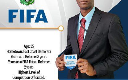 Guyanese Referee Colin Abel to officiate at CONCACAF Futsal Championship in Nicaragua