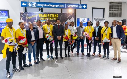 CARIFTA Games athletes greeted with a red carpet welcome