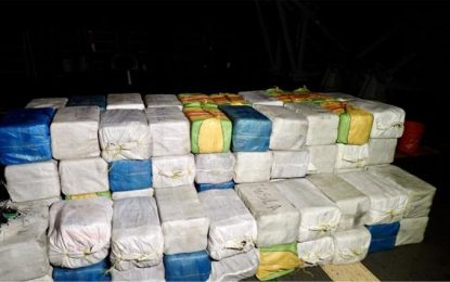 U.S. Navy makes huge cocaine bust off Guyana’s coast