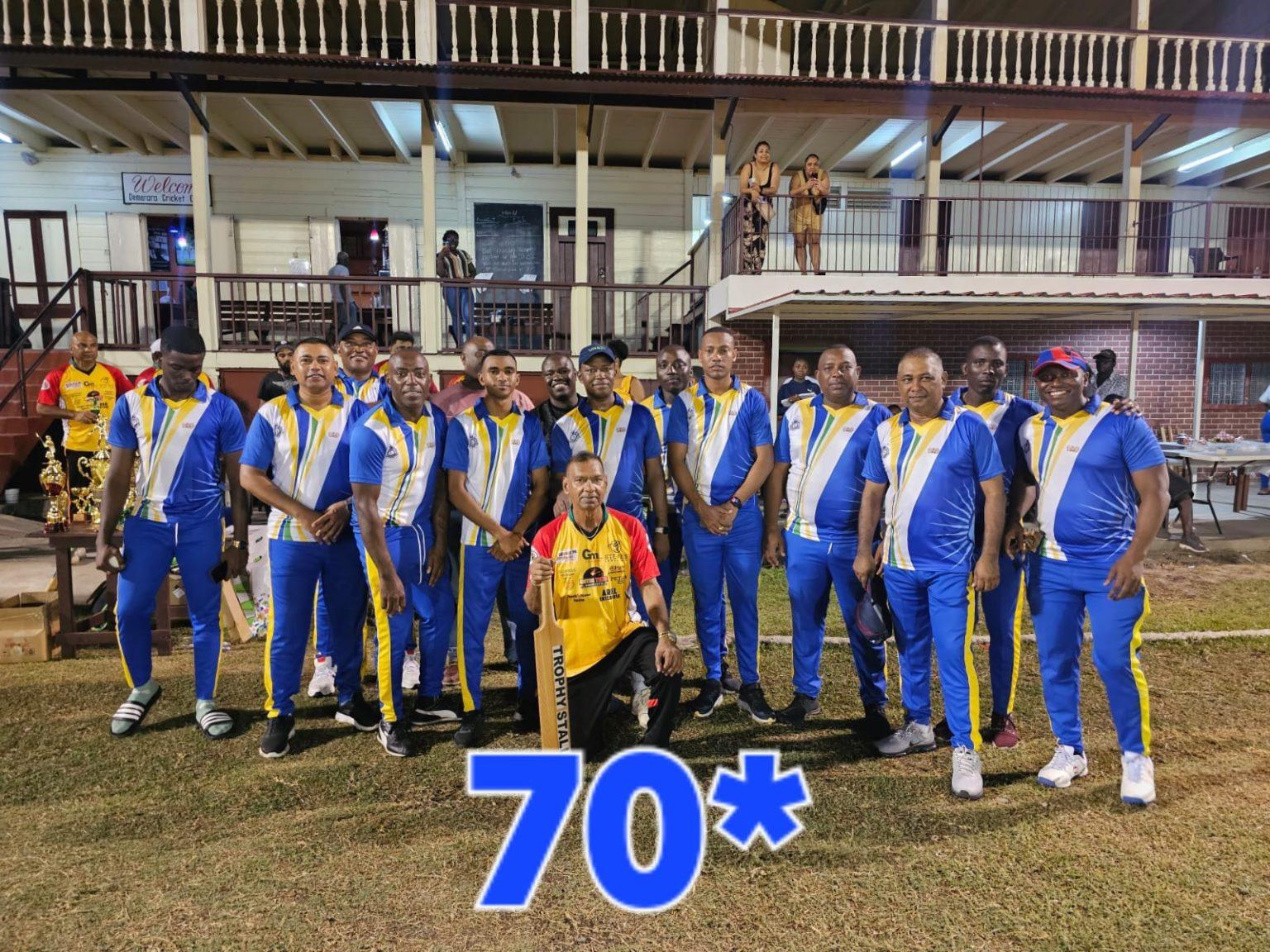 Police Senior Officers' Cricket team defeat Trophy Stall Lions in ...