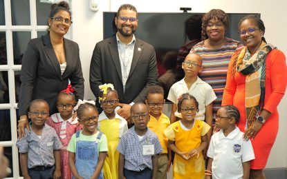 17 nursery school pupils received spectacles