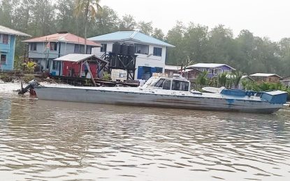 Semi-submersible vessel found at Port Kaituma