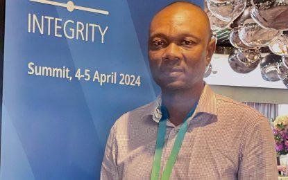 GFF 3rd Vice President Dion Inniss represents Guyana at inaugural FIFA integrity summit in Singapore