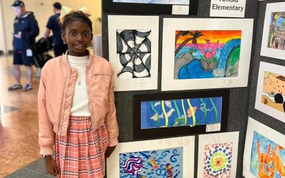 Girl, 9 of Guyanese parentage gets chosen for prestigious US county visual art exhibition